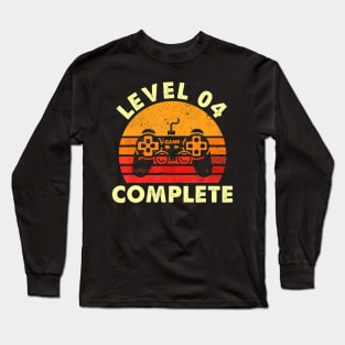 Level 4 Complete Celebrate 4th Wedding Long Sleeve T-Shirt